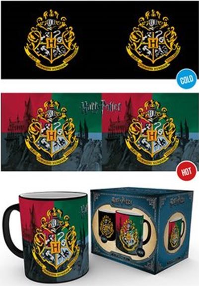Harry Potter: Hogwarts Crest - Heat Change Mug (Parallel Import)