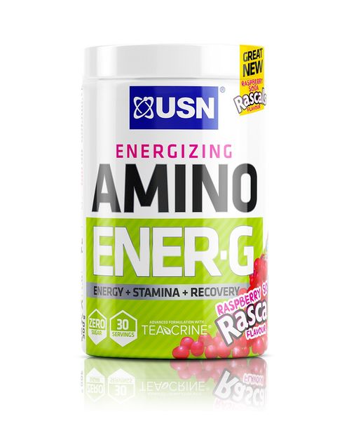 USN Amino Ener-G Raspberry Soda Rascal - 300g