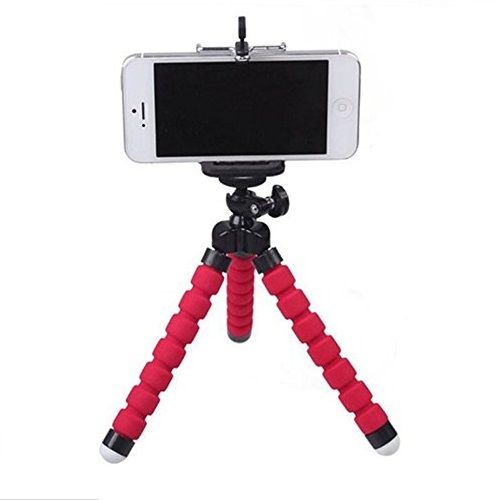 Universally Adjustable Spider Flexible Camera Tripod - Red