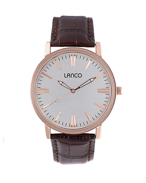 Lanco Men's Croc Watch - Rose Gold &amp; Brown