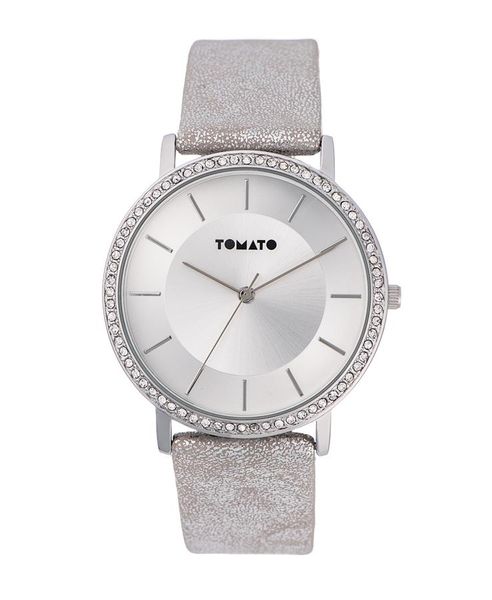Tomato Women's Silver &amp; Stone Watch