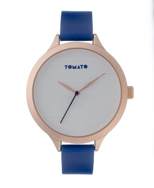 Tomato Women's Blue &amp; Rose Gold Watch