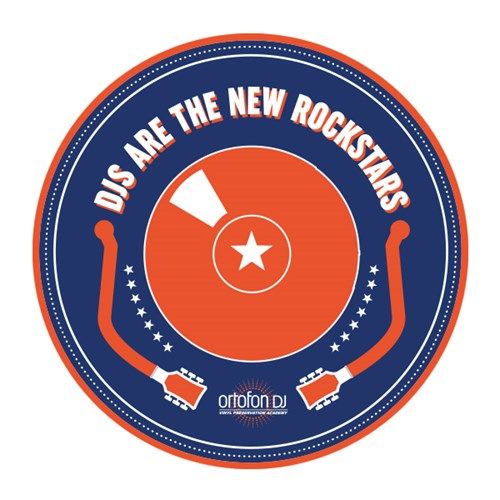 Ortofon MK2 Slipmat - "DJs THE NEW ROCKSTARS