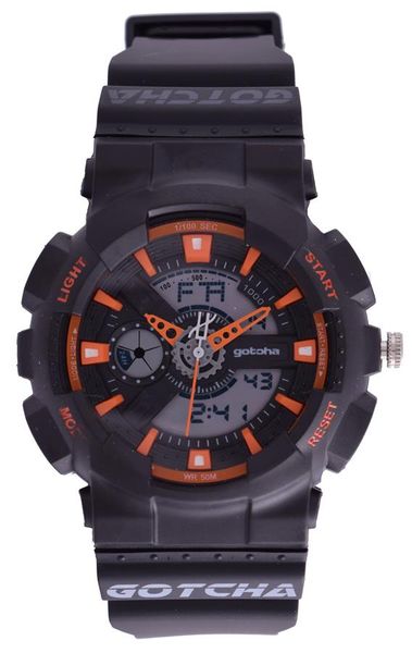 Gotcha Ana Digital Casing Strap - Black &amp; Orange