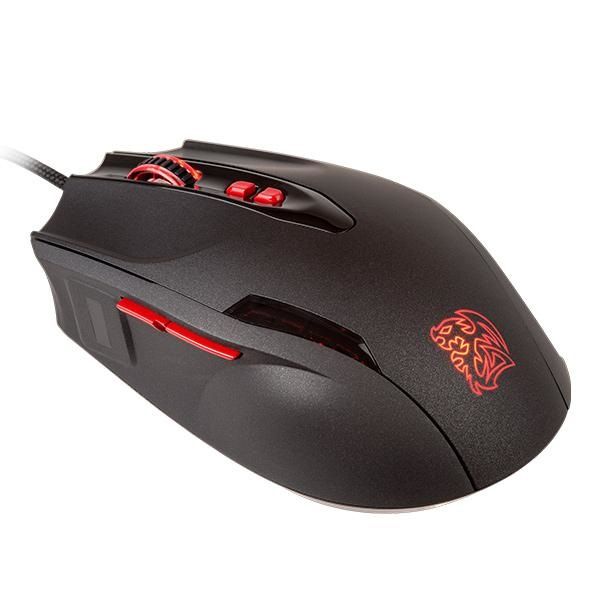 Thermaltake FP Gaming Mouse - Black, Ergonomic &amp; High-Precision