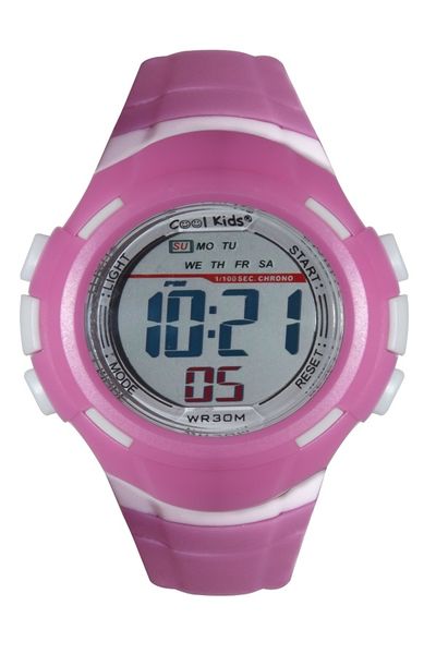 Coolkids Girls Digital Mid-Size Watch - Pink