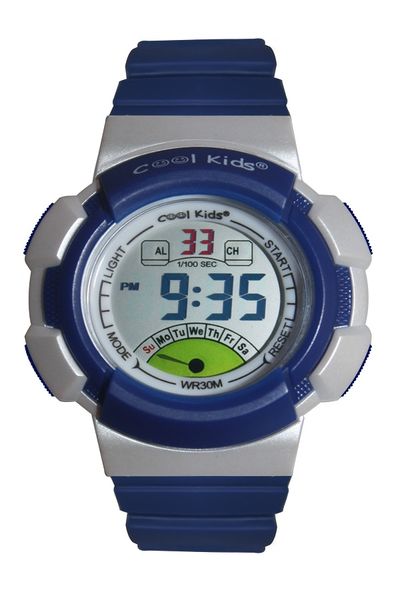 Coolkids Boys Digital Mid-Size Watch - Navy Blue