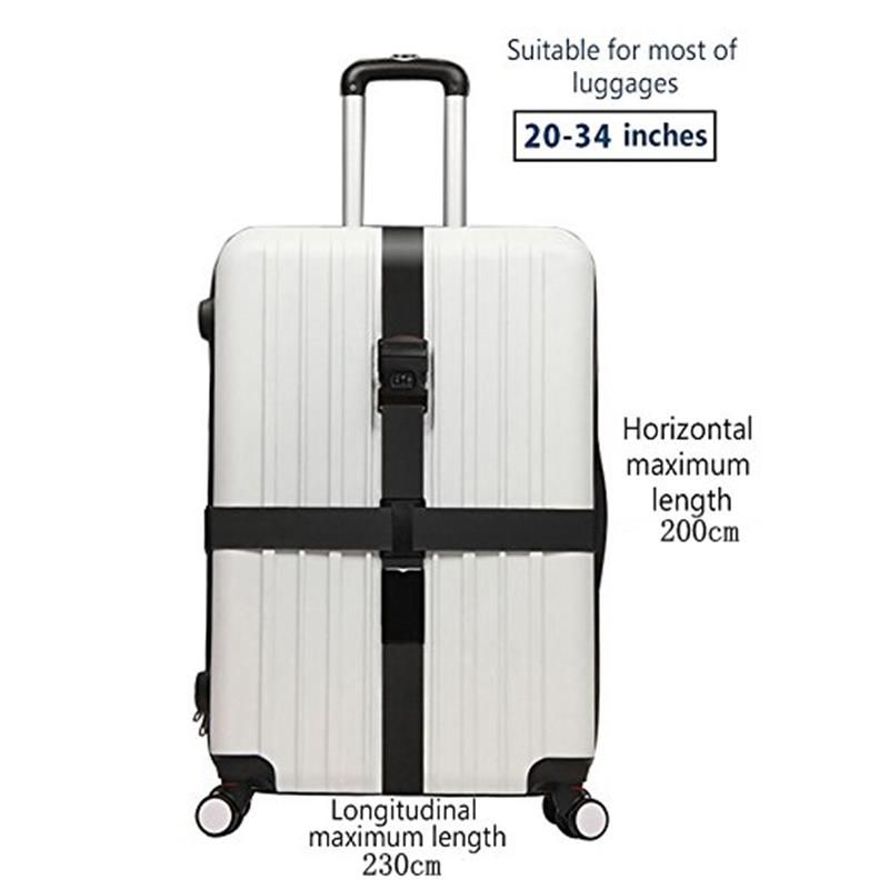 Cross Suitcase Belt with Password Luggage Strap | Shop Today. Get