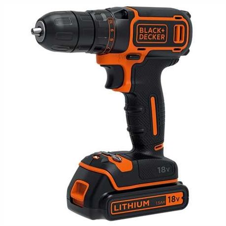 BLACK DECKER 18V System Drill Driver 200mA charger 1.5Ah