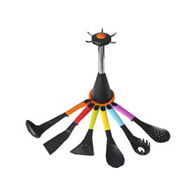 6 Piece Kitchen Cooking Utensils Set With Stand | Shop Today. Get it ...