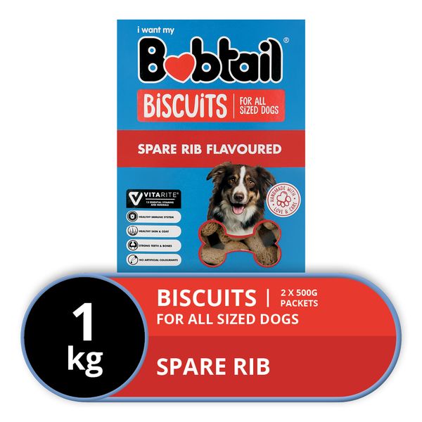 Bobtail - Biscuits - Spare Rib flavor - 1kg