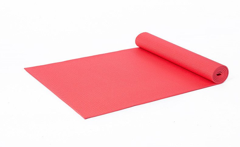 Fitness PVC Non-slip Yoga Mat Pad - Red