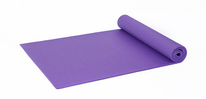 AT Fitness PVC Non-slip Yoga Mat Pad - Purple