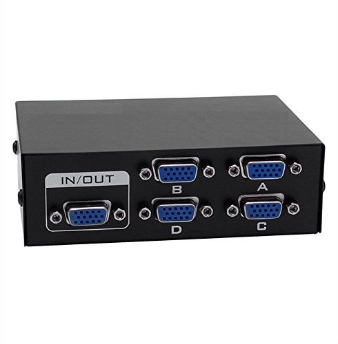 4-Port VGA Switch Box Splitter