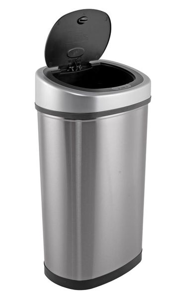 NineStars - 42 Litre Stainless Sensor Bin