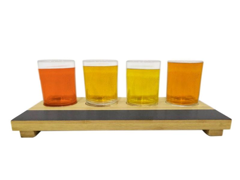 Fine Living Beer Tasting Set with Chalkboard