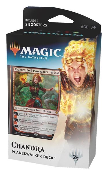 Magic: The Gathering Trading Card Game Dominaria Planeswalker Deck - Chandra, Bold Pyromancer