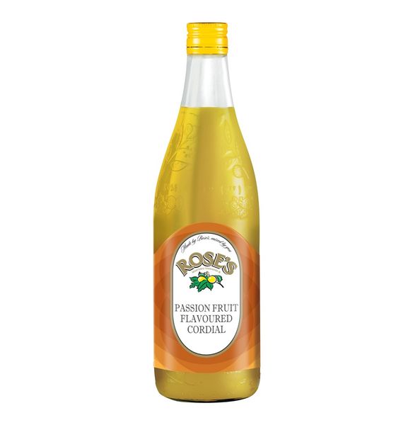 Rose's Passion Fruit Flavoured Cordial 750ml