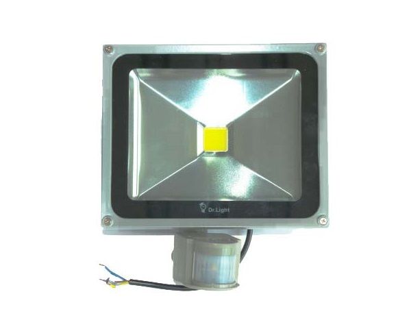 LED Flood Light with Motion Sensor - 50W