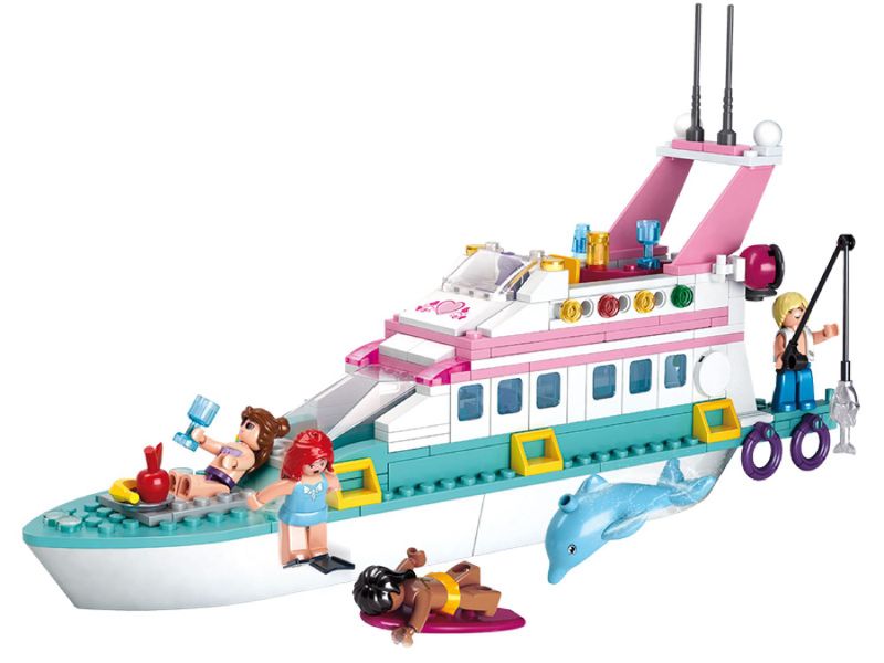 Sluban Luxury Yacht - 328 Pieces