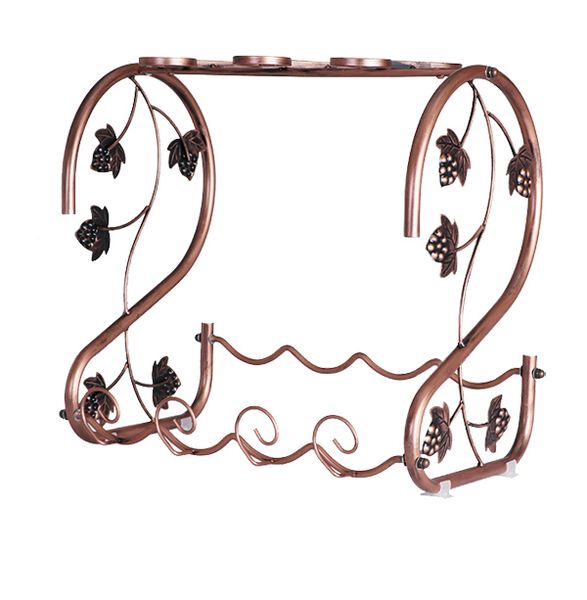 Decorative Iron Art Wine Rack Holder