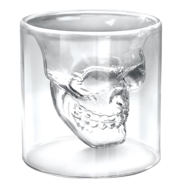 Transparent Crystal Skull Head Shot Glass