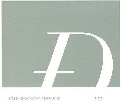 Byetone - Death Of A Typographer (CD)