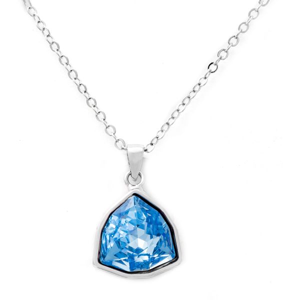 Civetta Spark Swarovski Trillion Aquamarine Pendent