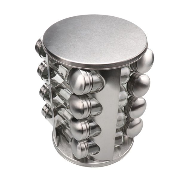 16 in 1 Spice Rack with Cutlery Holder