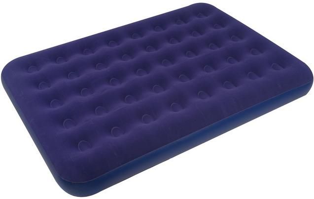 Inflatable Flocked Air Bed - Double