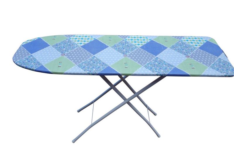 Wooden Top Ironing Board Table - Blue