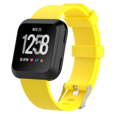 Fitbit versa deals yellow band