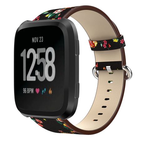 floral fitbit versa band