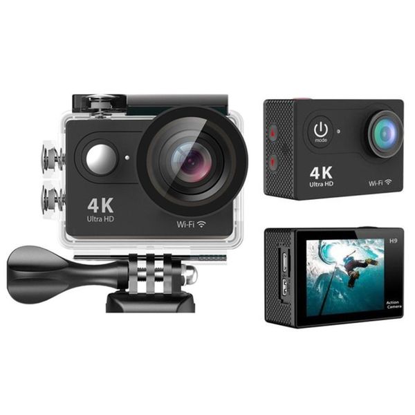 Nevenoe Ultra HD 4K Waterproof Action Sports Camera Camcorder - Black
