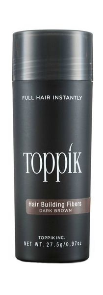 Toppik Hair Building Fibers - Dark Brown 27G (75 day) (Parallel Import)