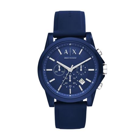 Armani exchange silicone watch hot sale