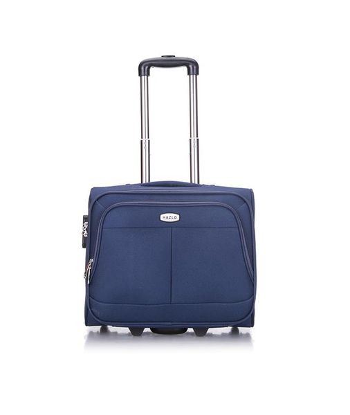 Hazlo Travel Cabin Laptop Briefcase Trolley Bag - Blue