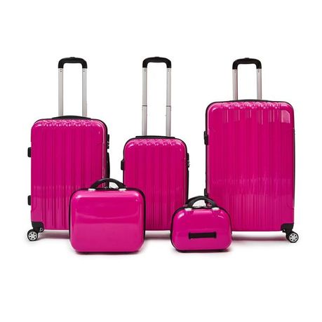 5 piece hard luggage sets