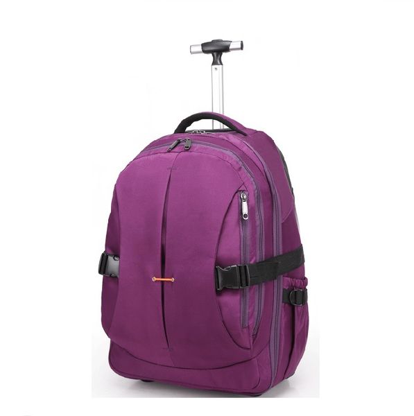 Trolley Backpack Suitable for 16" Laptops - Purple
