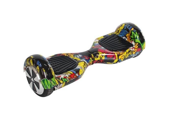 Nevenoe Hoverboard Smart Self Balance Scooter &amp; Bag - Graffiti yellow