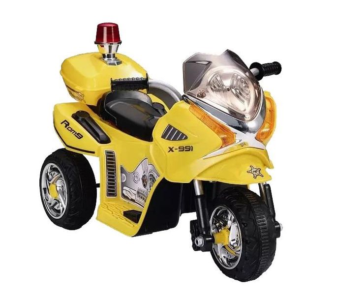 Battery Powered Ride-on Motorcycle - Yellow