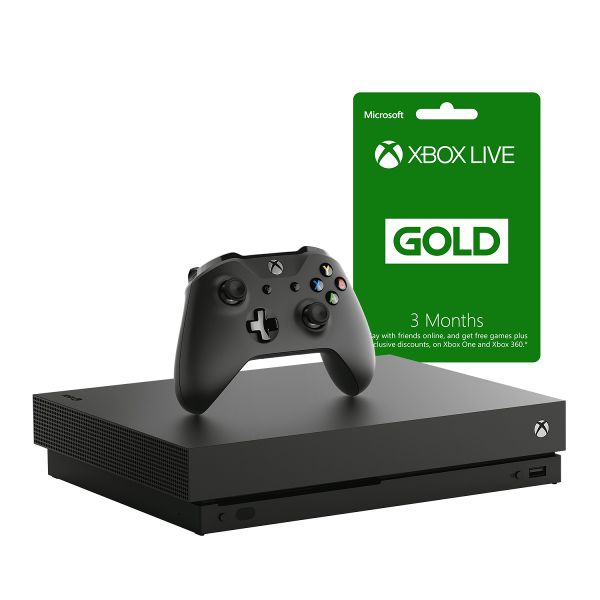Xbox One X 1TB Console + 3 Months Live (Xbox One)