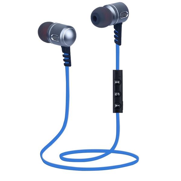 Nevenoe Wireless Bluetooth Sports Earphone with Mic - White