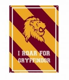 Harry Potter: Gryffindor Varsity - A5 Metal Wall Sign (Parallel Import)