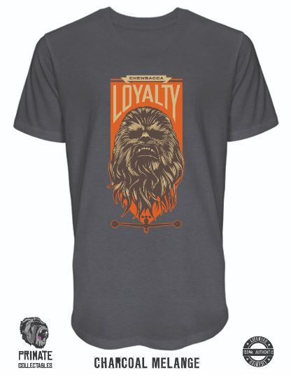 Star Wars Chewbacca Loyalty T-Shirt - Charcoal Melange