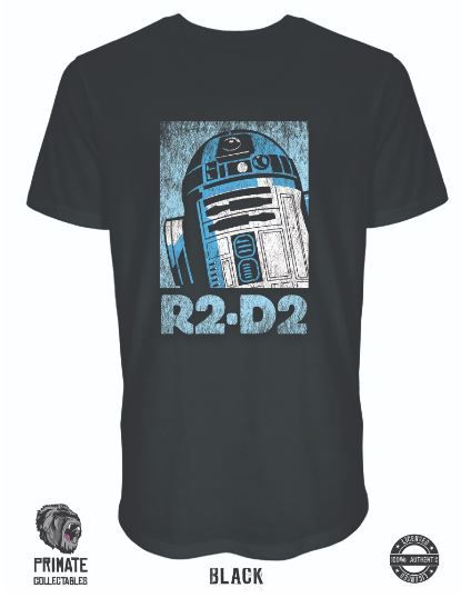 Star Wars R2-D2 T-Shirt - Black