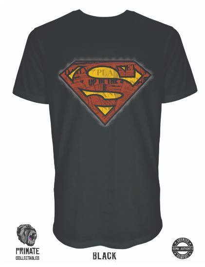 Superman Planet T-Shirt - Black