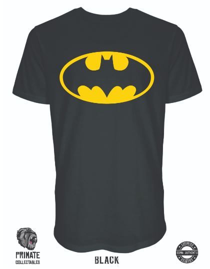 DC Batman Logo Solid T-Shirt - Black - Small