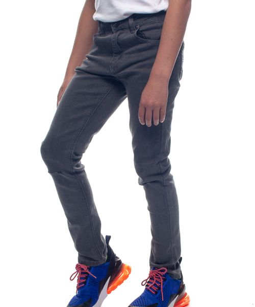 Soviet Boys Skinny Denim Jeans - Grey (Size: 13-14 Years)