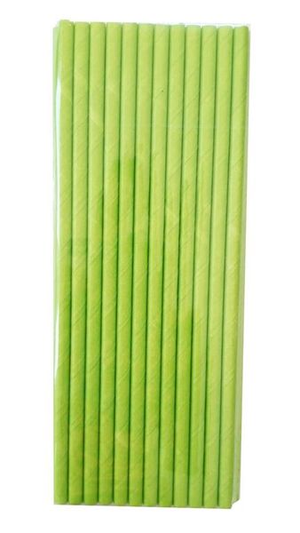 Paper Straws - Green (Pack of 50)